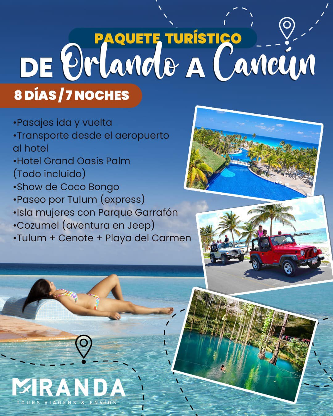 De Orlando a Cancún