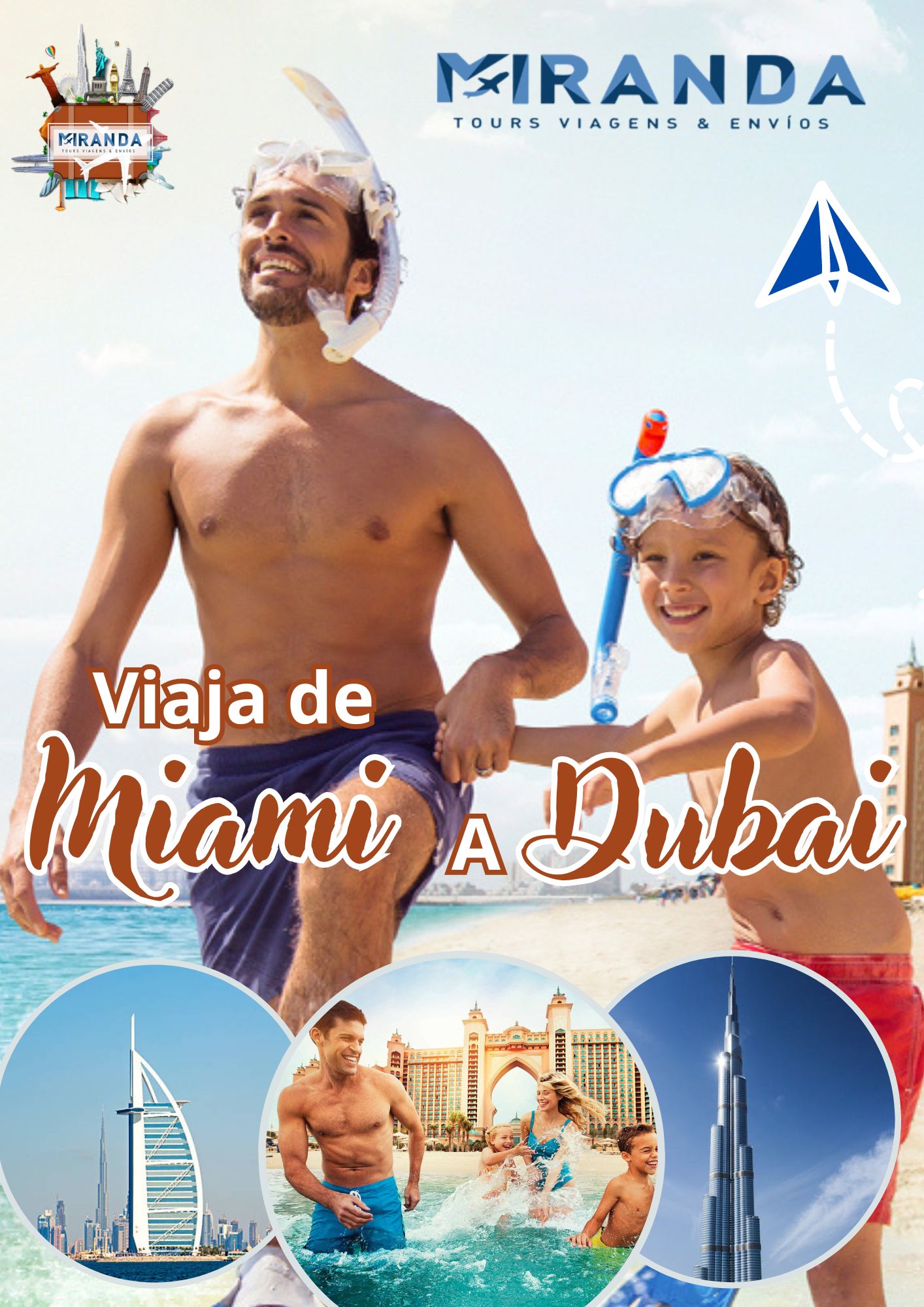 Viaja de Miami a Dubái